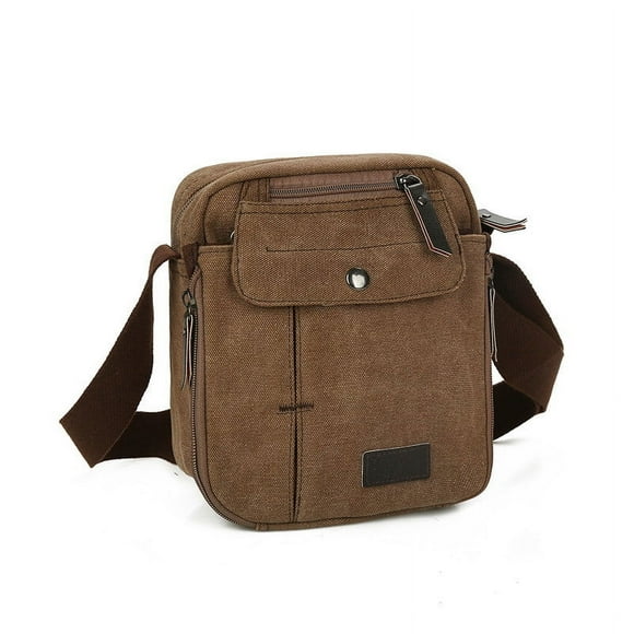 Men Causal Multifunctional Canvas Messenger Handbag Outdoor Shoulder Sling Bag Travel Bag