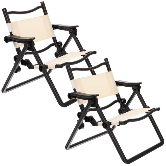 OFFIGAM 2-Pack Mini Chair Stand with Plastic and Cloth for Outdoor, Travel, and Everyday Use