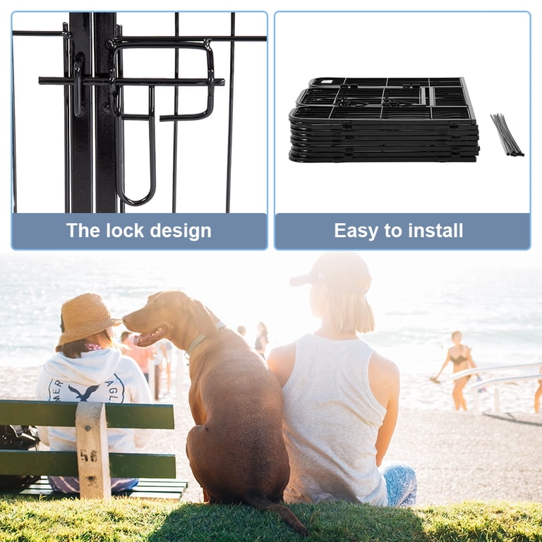Bestpet Heavy Duty Dog Playpen, 40-Inch Metal Pen photo 4