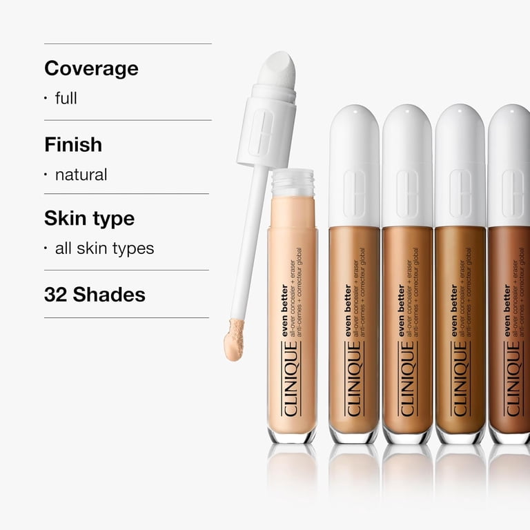 Clinique, All-over Concealer + Eraser, 0.2 oz, Cream Chamois