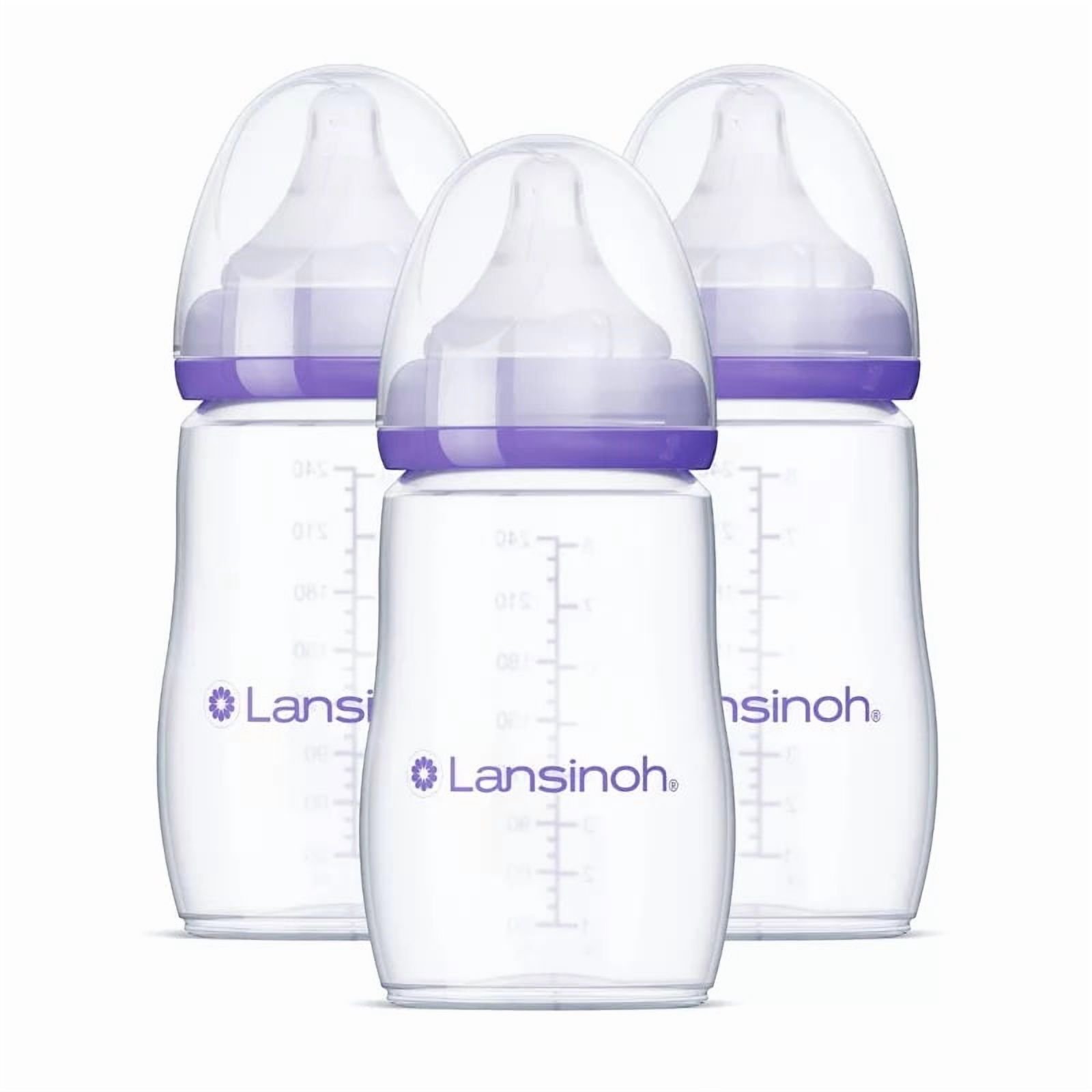3-Pack Anti-Colic Baby Bottles with Nipples, Infant Feeding Bottles for Everyday Milk Feeding and Feeding Time Convenience, Bottle Feeding Essentials for Babies and New Parents