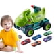 thumbnail image 3 of Dinosaur Rail Car Toy Fgerh46769gre (vehículo Misil Catapulta Transformador) Verde, 3 of 9