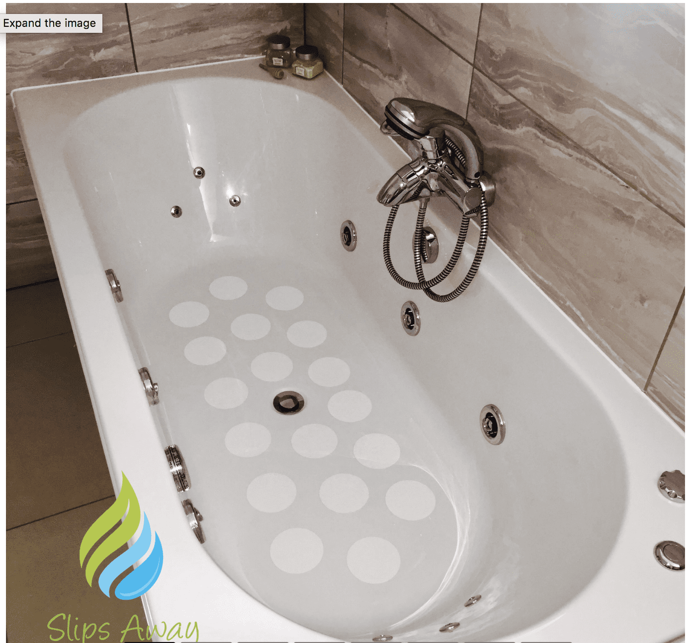 slip resistant tub decals