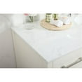 thumbnail image 4 of Elegant Decor Irene 60" Zinc Alloy MDF Single Bathroom Vanity in White, 4 of 8