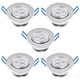 thumbnail image 5 of Toystoory Foco de luz de techo LED regulable de 3 * 1W Foco empotrable Blanco cálido 220V Iluminación y accesorios Toystoory HA024085-00, 5 of 6
