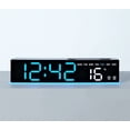 thumbnail image 6 of Hmgxay Digital Clock, Multifunctional LED Alarm Clock with Date and Temperature Display, Modern Desk Clock with Brightness Adjustment, Battery and Electric Powered Alarm Clock for Home or Office, 6 of 6