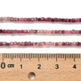 thumbnail image 4 of Gradient Color Natural Pink Beads Strands Faceted Table Cut Cube 2x2x2mm Hole: 0.7mm 186pcs/strand 15.55''(39.5cm), 4 of 5
