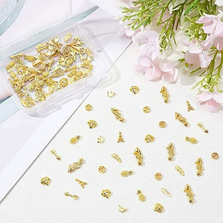 112PCS Moon Star Resin Fillers Zinc Alloy Resin Charms Epoxy Resin