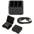 thumbnail image 1 of Chargeur USB de Remplacement, 2 Batteries de Remplacement et Chargeur USB de Remplacement pour Caméra d'Action avec Chargeur US Design Futuriste, 1 of 9
