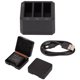 thumbnail image 2 of Reemplazo De Batería 2 Baterías Y LED Cargador USB De 3 Canales DC 5V 2-4A Accesorios De Cámara Para Cámara Osmo Action 1, 2 of 7