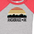 thumbnail image 4 of Inktastic Anchorage Alaska Skyline Boys or Girls Baby Bodysuit, 4 of 5