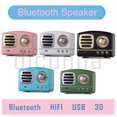 thumbnail image 1 of Nouvelle Enceinte Bluetooth Basses Rétro Sans Fil Portable Vintage Mini Trompette Stéréo, 1 of 5