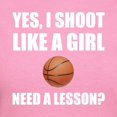 thumbnail image 3 of CafePress - Like A Girl Basketball T Shirt - Women's Traditional Fit Dark T-Shirt, 3 of 4