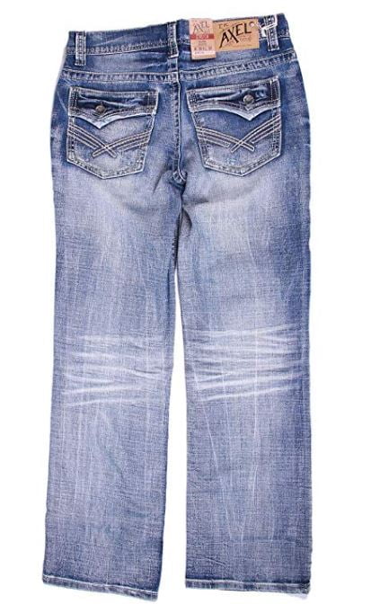 axel noawk slim bootcut jeans