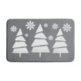 thumbnail image 1 of Qocolhg Outdoor Christmas Decorations Indoor, Christmas Rug Christmas Snowflake Rugs Christmas Tree Carpet Washable Non Slip Absorbent Easy Care Holiday Decor For LivingRoom Bath Door Festive Carpet, 1 of 7