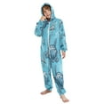 thumbnail image 5 of Soft Big Kids Onesie Pajamas Cozy Loose-Fit Jumpsuits for kids with Pockets for Christmas Lounge & Play Sea Turtles and Starfish Pattern, 5 of 8