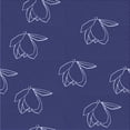 thumbnail image 1 of Ahgly Company Tapis d'Intérieur Lavable en Machine Carré Bleu Royal Transitionnel, 8 Pieds Carré, 1 of 7