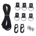 thumbnail image 2 of Kayak Elastic Rope Kit, D Type Buckles Fine Crafted Bungee Deck Kit  for Canoes for Boats, 2 of 7