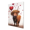 thumbnail image 3 of 12x16 inch Canvas Frameless Painting Yak And Red Heart,Farmhouse Yard,Living Room,Bar Wall Decor Art Prints,Funny Yak And Red Heart Modern Style Decorative Paintings,Gifts For Yak Enthusiast, 3 of 6