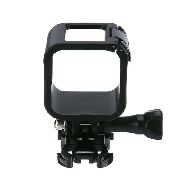 JIAHAOO Protective Frame Case for GoPro Hero 4 5 with Thumb Screw Mount Base Compatible Bike Hand Helmet Chest Install Black Mount