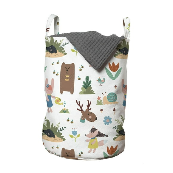 Woodland Animal Laundry Basket