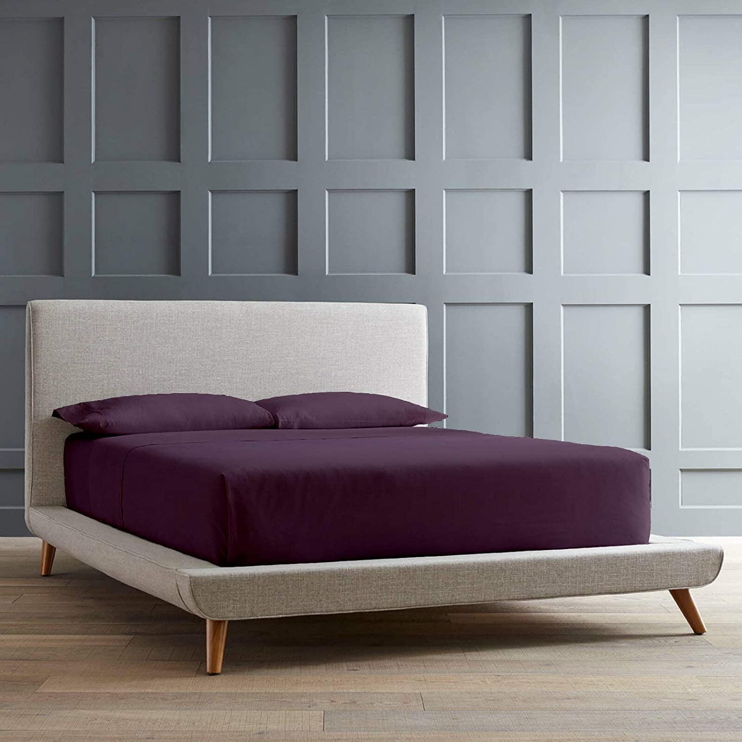 Fitted Sheet 800 Thread Count 100 Egyptian Cotton 1Piece Twin Size