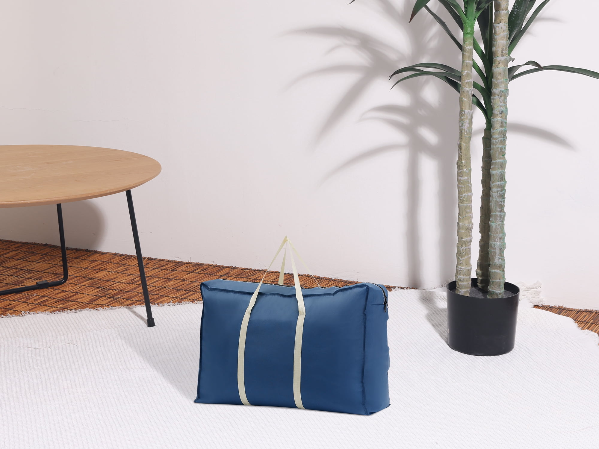 Unique Bargains 1 Pack Clothes Storage Bags Moving Bags Navy Blue 23*16*10in