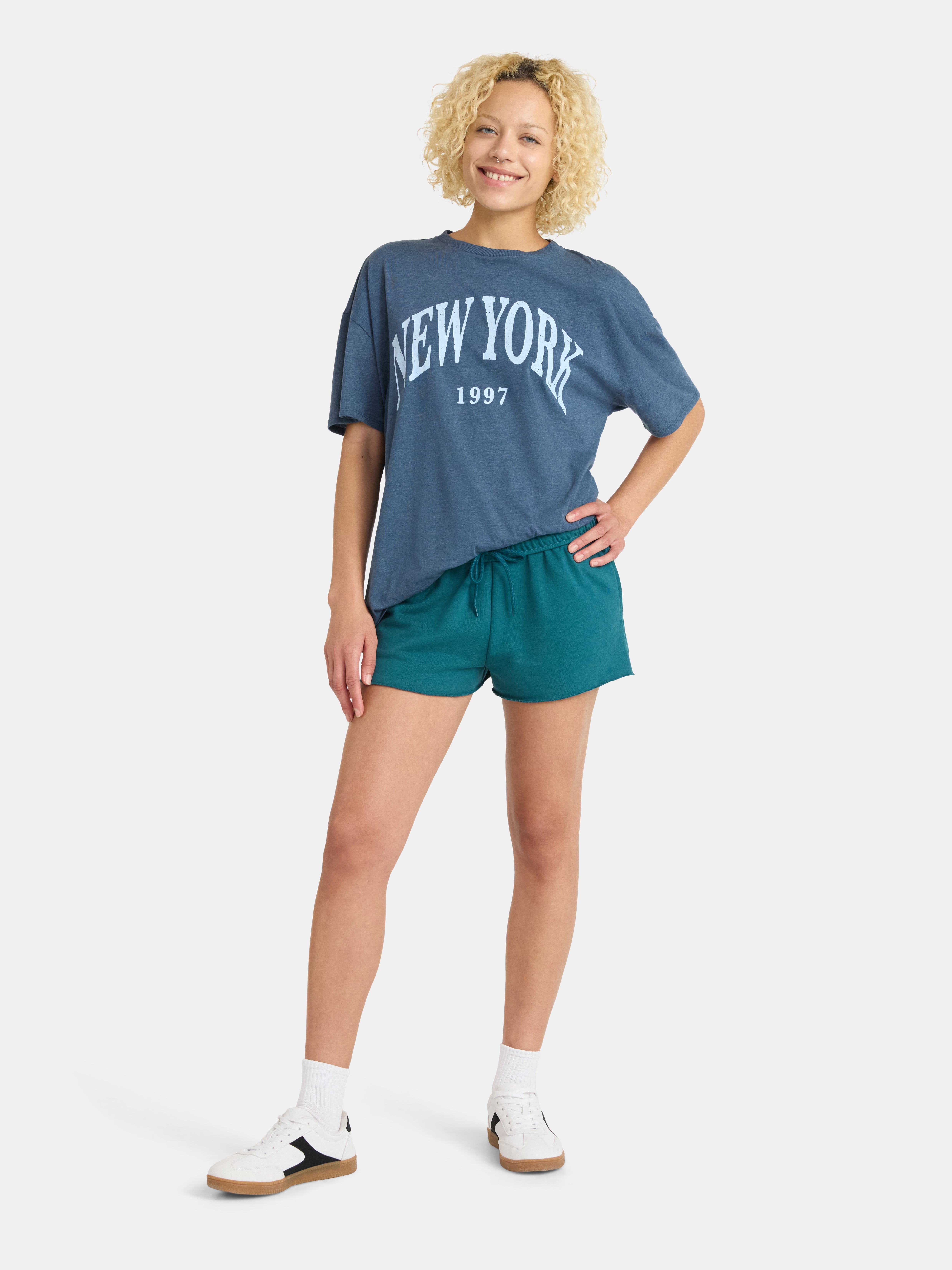 No Boundaries French Terry Shorts, 2'' Inseam, Women’s