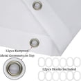 thumbnail image 4 of 4 Pcs Christmas Shower Curtains Set with Non-Slip Rugs Toilet Lid Cover Bath Mat, Christmas Gifts Bathroom Sets with 12 Hooks, 4 of 6