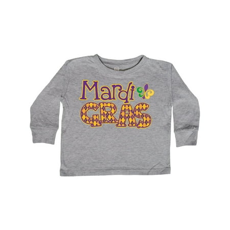 

Inktastic Mardi Gras Parade Celebration Gift Toddler Boy or Toddler Girl Long Sleeve T-Shirt