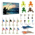 thumbnail image 6 of Fishing Advent Calendar 2024 Countdown Set for Men Teens Freshwater Saltwater Soft for Father Boyfriend Grandpa, 6 of 6