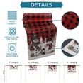 thumbnail image 6 of Red Plaid Christmas Table Runner 48 Inches Long Farmhouse Dress Scarves, Snowman Snowflake Winter Birds Dining Tablerunner for Coffee Table/Kitchen Island/Party Décor, 13" x 48", 6 of 8