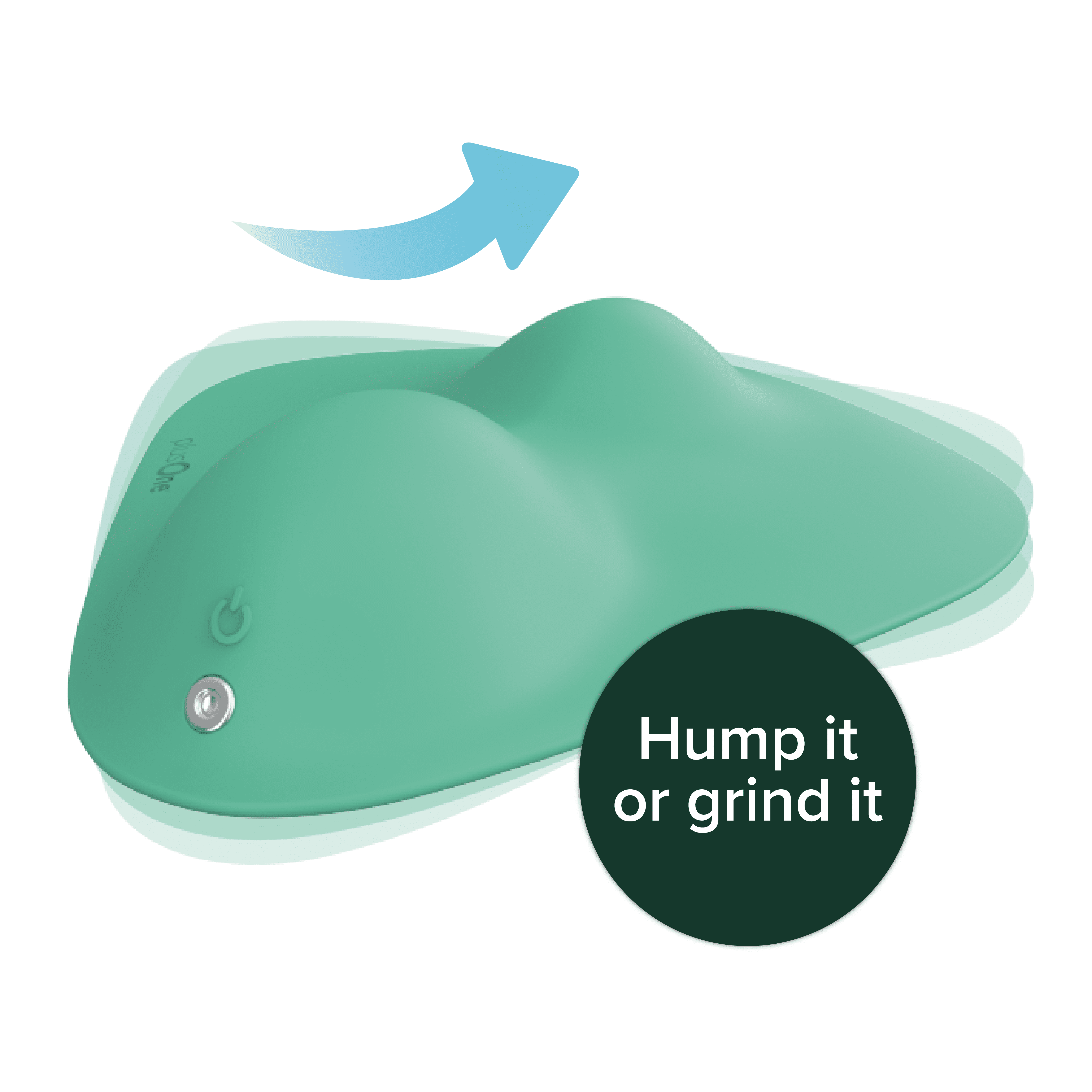 plusOne 2-in-1 Grinder Vibrator, Partner Play Toy, Doubles as a Penis Masturbator Stroker, Waterproof