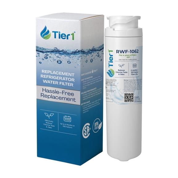 Tier1 MSWF Refrigerator Water Filter | Replacement for GE MSWF SmartWater 101820A, 101821B, MSWFDS, WF282, EFF-6022A, SGF-G23, AP3997949, Fridge Filter
