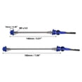 thumbnail image 3 of Unique Bargains 1 Pair Bike Bicycle Quick Release Axles Skewers Lever Front Rear Bike Axle Wheel Hub 140mm 180mm Blue, 3 of 7