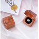 thumbnail image 3 of Caja de Anillos Artesanal de Madera Sr. y Sra. para Ceremonia de Boda, 3 of 7