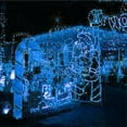 thumbnail image 3 of Cadena de luces decorativas 2PCSLED - 5 metros 50 luces - caja de batería impermeable control remoto 8 funciones azul Vhermosa, 3 of 4