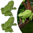 thumbnail image 5 of 2 Pack Outdoor Decoration Frog Animals Figurines Model Toys Fake Decorate, 5 of 11