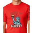 thumbnail image 4 of Fourth Of July Men's Buns of Liberty Parody Funny Short-Sleeve T-Shirt, 4 of 5