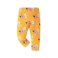 thumbnail image 5 of Utlike 3 Pack Girls Pants School Dotted Floral Printed Soft Elastic Waist Leggings Playwear For Baby Breathable Trousers Everyday Wear Size 6 Months-9 Months, 5 of 9