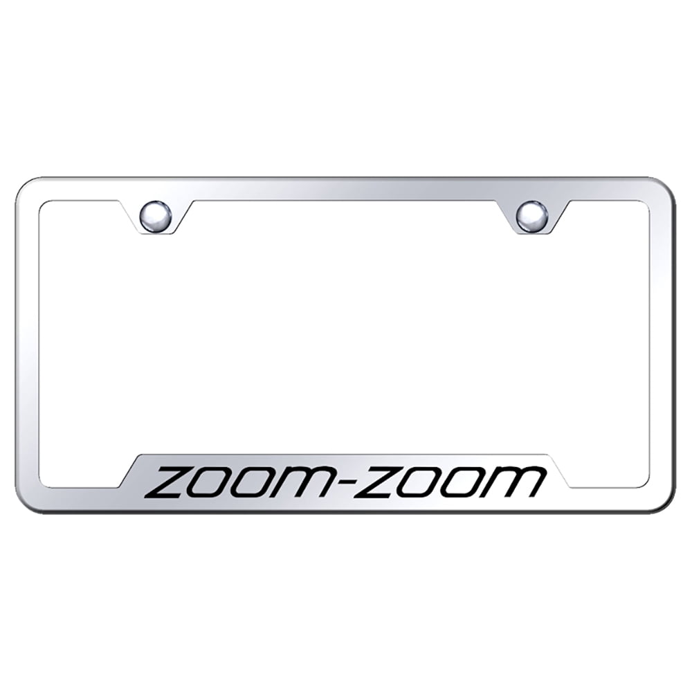 New Laser Cut Flame Stainless Steel License Plate Topper 4" Vertical Motorcycle 