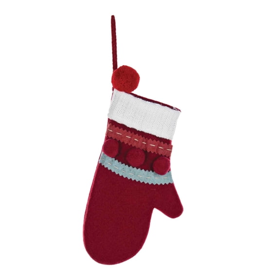 Melrose International LLC Mitten Ornament (Set of 24) 9.5"H Polyester