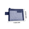 thumbnail image 3 of Btomtd Porte-Monnaie de Rangement en Maille Transparente aux Couleurs Rétro Sac à Main Petit Sac Sac d'Autobus Rouge à Lèvres Pochette de Voyage Portable, 3 of 6