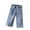 Blue, variant on LYHaoo Girls' Denim Flared Pants For Kids 2025 Spring Arrival Slim Fit Long Pants For Children 3 13 Girls Pants Sizes 100 Blue