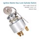thumbnail image 2 of 12 V Ignition Switch Universal Engine Start Switch Ignition Lock Car Ignition Coil With 2 Keys For Car Motorcycle Boat, 2 of 5