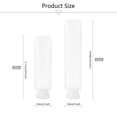 thumbnail image 4 of kurtrusly Travel Squeeze Bottle Shower Gel Toothpaste Container Refillable Leakproof Pocket Squeezable Dispenser Tube Accessories 30ML Pink, 4 of 4