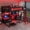 Black & Red, variant on Mintazer Full Size Gaming Loft Bed with LED Lights, Charging Station, Desk, Pegboard and Storage Shelves for Boys Girls, Black & Red