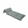 thumbnail image 4 of Nautical Floor Pillow Lounger Cover, Traditional Oriental Style Ocean Waves Pattern Foam and Splashes Print, Nap Mat Printed Fabric Case for 5 Pillows, 88" x 36", Blue and White, by Ambesonne, 4 of 5