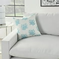 thumbnail image 5 of Mina Victory Reversible Coral/Dots Modern Polyester Throw Pillow in Turquoise, 5 of 6