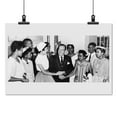 thumbnail image 2 of Print: New York City Mayor Robert Wagner Greeting The Teenagers Who, 2 of 4